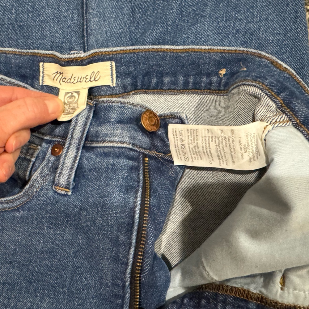 Madewell Stovepipe Jeans, size 25 - Picture 6 of 11